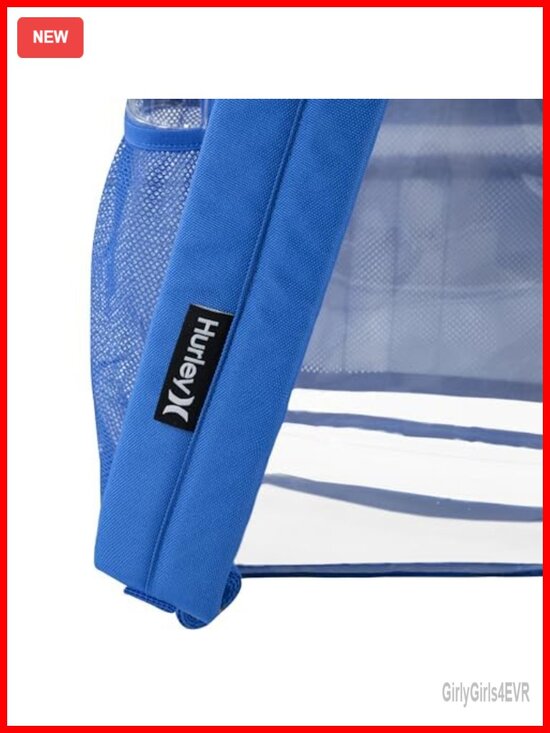 Clear Backpack with Adjustable Straps and 2 Pockets main image 4